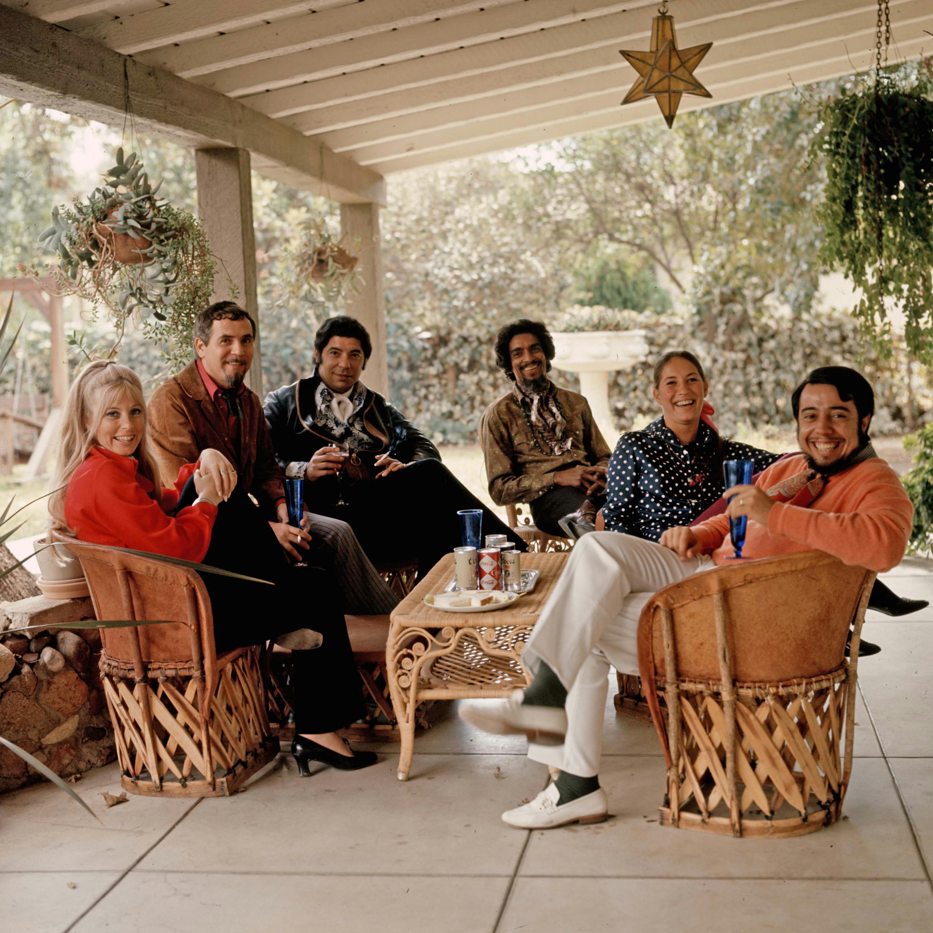 Changing of the guard: The final incarnation of Sergio Mendes and Brasil ’66 at Sergio's Encino home. Photo by Jim McCrary/Redferns.